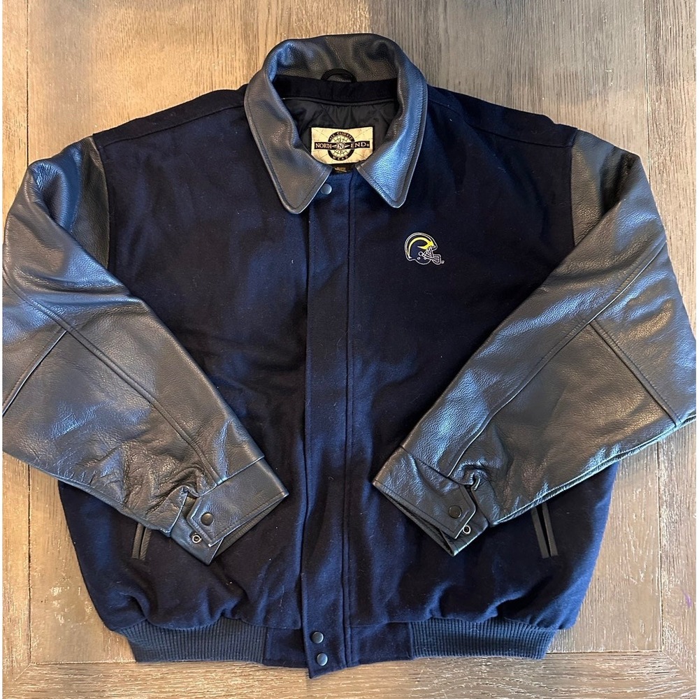 Michigan Football Leather Jacket 3XL